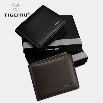 Tigernu Portafoglio da uomo di lusso Portafoglio in pelle PU Portamonete RFID Piccolo mini porta carte Portafoglio da lavoro Borse per carte Portafoglio di alta qualità