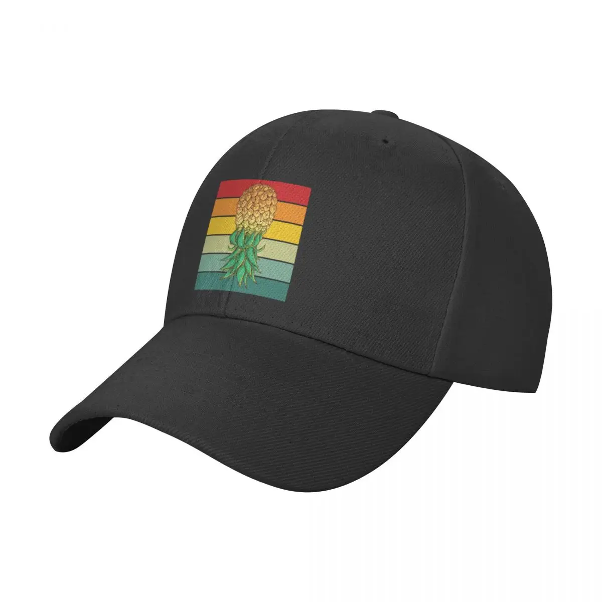 

Funny Upside Down Pineapple Swinger Retro Vintage Swinger Baseball Cap Rave Golf Cap funny hat Man Women's