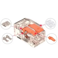 20/90pcs Box Electrical Lever Wire Connectors 2 Port 3 Port 5 Port Electric Cable Clamp Mini Quick Wire Terminal Connector - Image 4