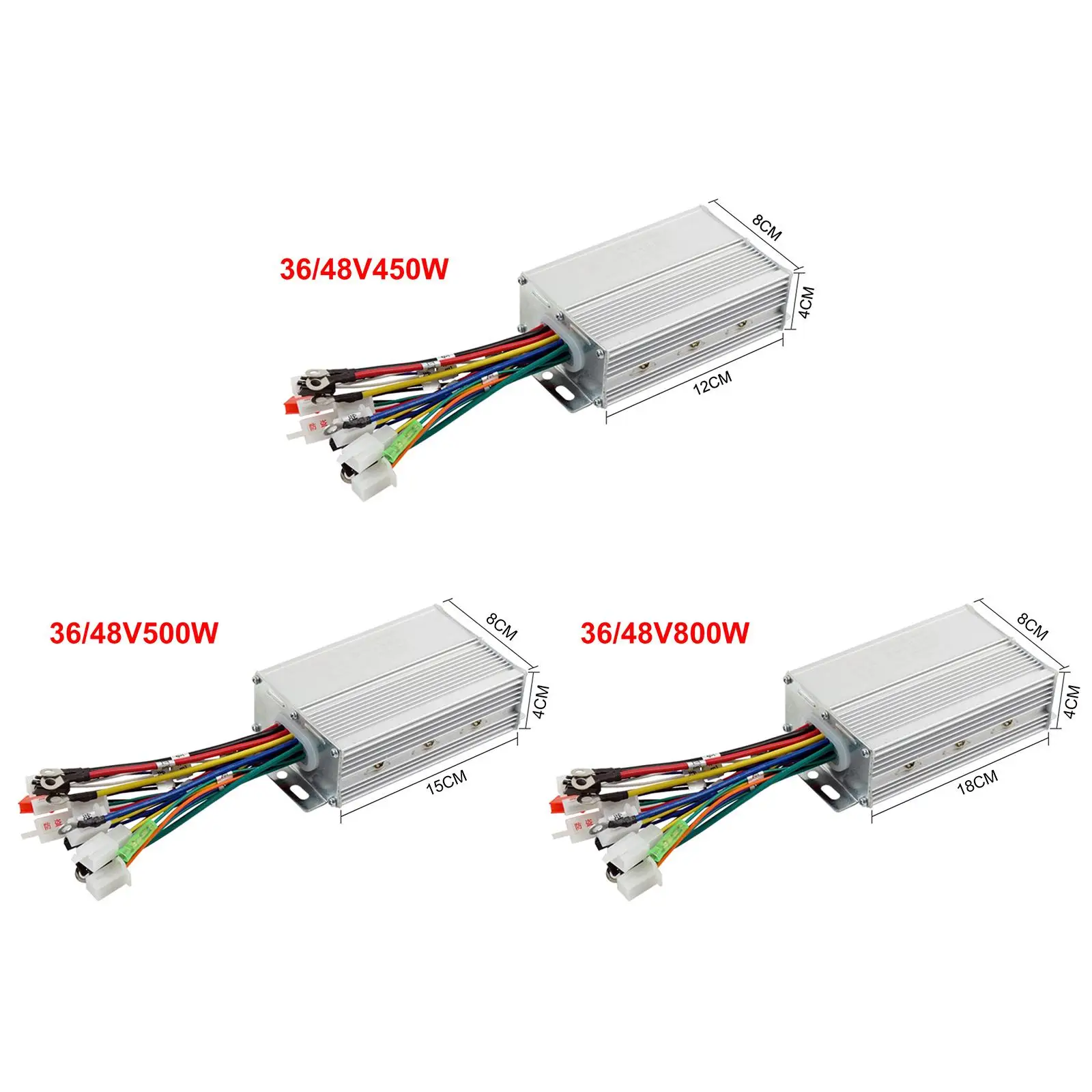 High-Power Brushless Electric Bike & Scooter Controller, 36V/48V