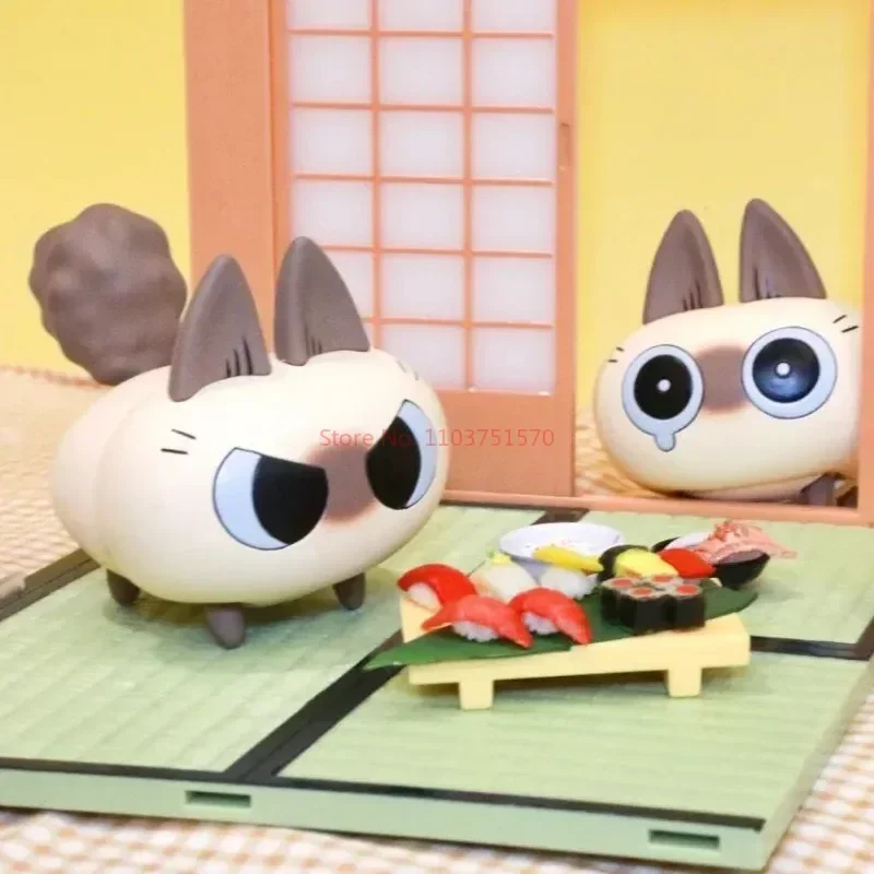 Kawaii Azuki Can Shaking Forest Siamese Cat Little Bean Paste Cute