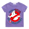 Summer Boys/Girls 4-14t Cartoon Cotton Funny Ghostbusters Game Print Cartoon Short Sleeve Children T-Shirt Animation Costumes 5