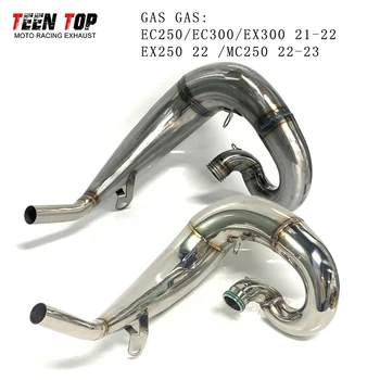 For GAS GAS Offroad Bike 2 Strokes Exhaust System EC250/EC300/EX300 2021-2022 Motorcycle Exhaust Pipe EX250 22 /MC250 2022-2023