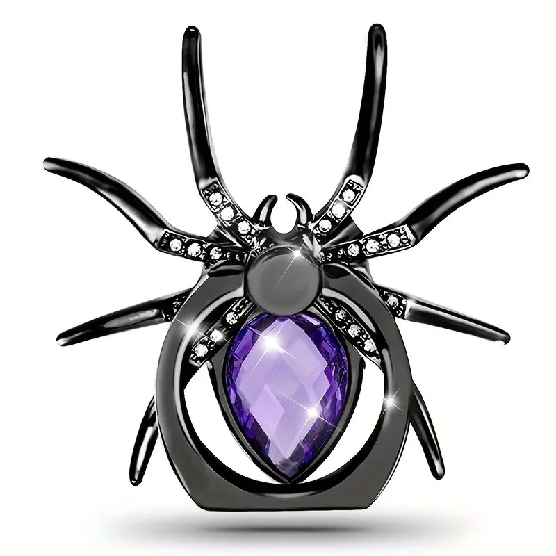 Luxury Diamond Spider Ring Phone Holder – 360° Expanding Grip Stand