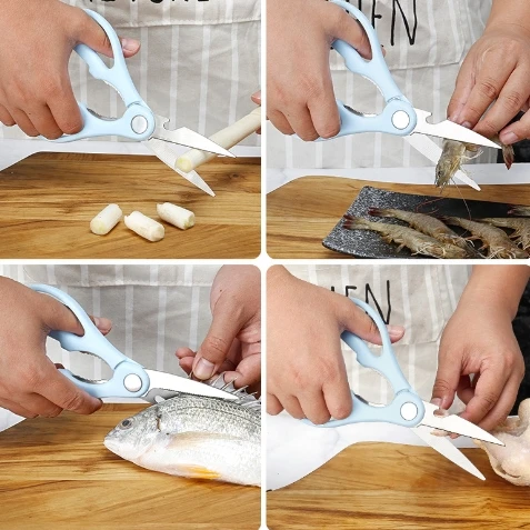 

Multi functional and powerful chicken bone scissors, household scissors, stainless steel kitchen scissors