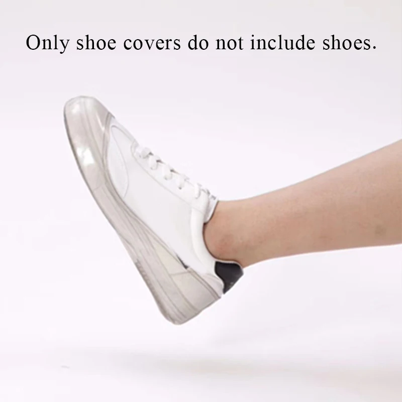 

Women Waterproof Shallow Silicone Shoe Covers Jelly Color Shoes Protectors Rain Boots Non-slip Home Reusable Rain Shoe Covers