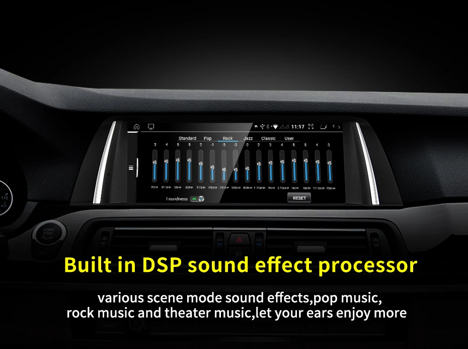 Snapdragon665 8Core 8G 128G Android12 Carplay Auto For BMW 5 Series F10 F11 Cent
