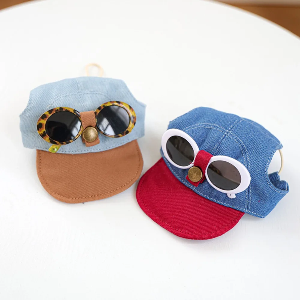 Dog Sun Hat Set Including Dog Visor Sunbonnet Outfit With Ear