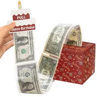Money Gift Boxes For Cash Money Cake Pull Out Kit Fun And Creative Birthday Box Happy Father's Birthday Money Box For Birthday 1