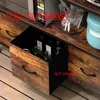 5-Tier Free Standing Bakers Rack with Power Outlet, Metal Kitchen Storage Shelf Organizer with Hooks and Baskets, Industrial Mic 3