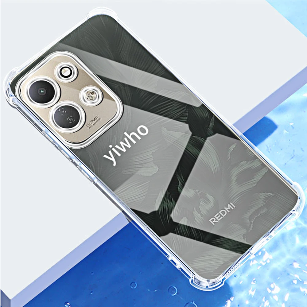 Shockproof Transparent Phone Case - Pack of 1-10, Durable and Clear Back Cover