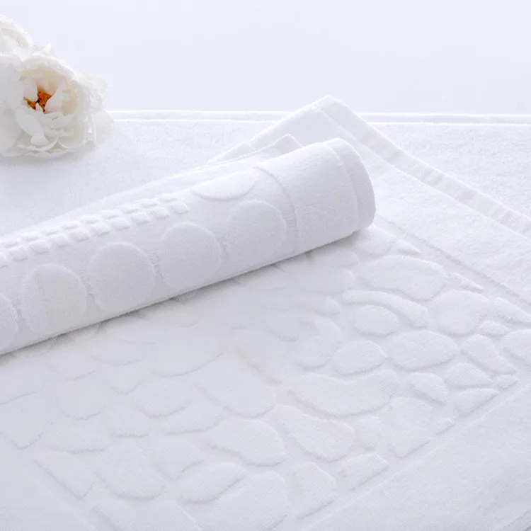 Fußabdruck Baumwoll-Heim-Hotel-Boden handtuch, Ameisen-Slip, Spa-Schönheits-Bade matte für Badezimmer, Toilette Badewannen unterlage, saugfähige Boden matte – Detail 8