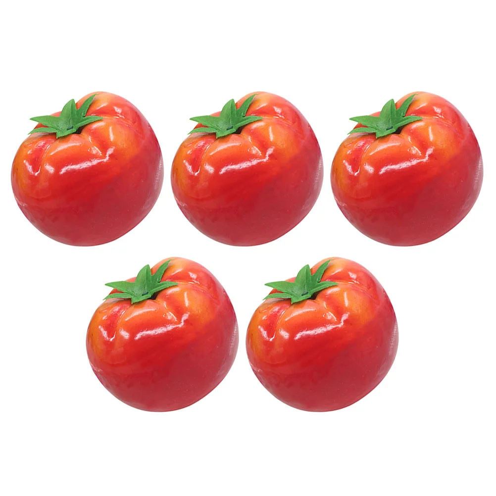 Simulated Tomato Models Artificial Lifelike Tomato Models Fake Figurines Showcase Props