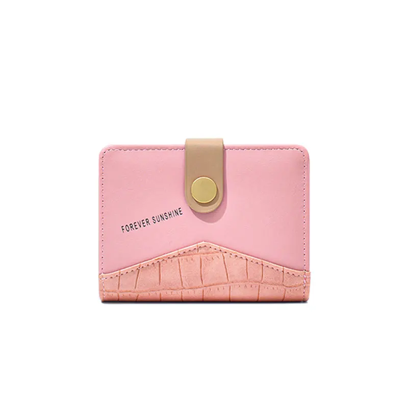 

Fashion New Multi-functional Women's Purse Large Capacity Cute Multi-card Pu Purse Zipper Buckle Simple Bag