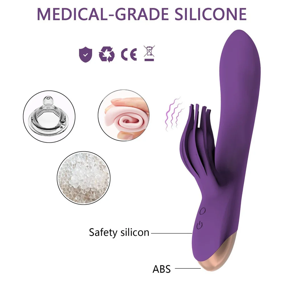 10 Modes Rabbit Vibrator Realistic Vibrators Clitoris Stimulator Dildo Massager Adults Masturbator Sex Toys for Women