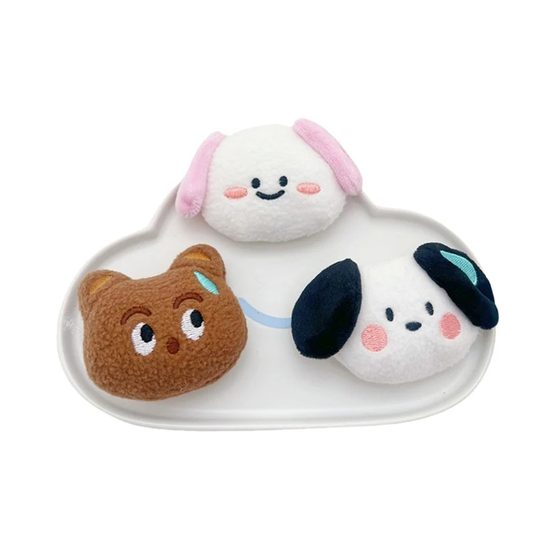 Cartoon Plush Sweating Dog Bear Doll Toys Pendant Backpack Hangings Decoration Accessries Gifts