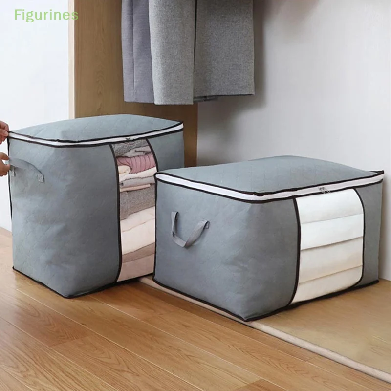 

Foldable Storage Bag Clothes Quilt Closet Organizer Box Cabinet Wardrobe Organizer Large Capacity Blanket Sorting Bag Moving Bag