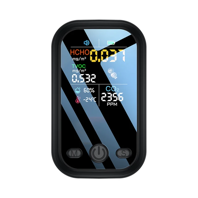 Portable Air Quality Monitor Carbon Dioxide Detector 27
