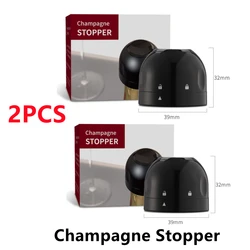 Premium Silicone Wine Bottle Stoppers - Vacuum - Sealed Freshness Preservers (Set of 2) (2PCS)