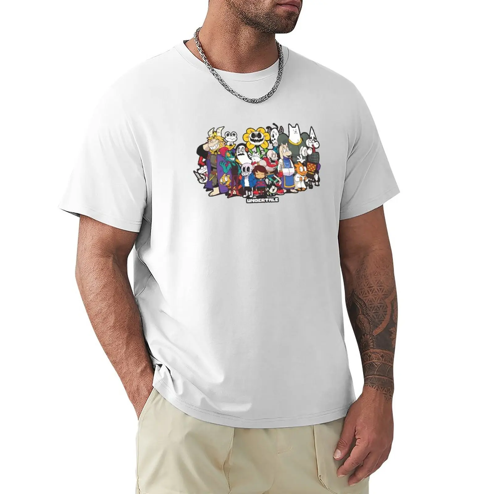 

Undertale T-Shirt vintage summer tops T-shirts for men cotton