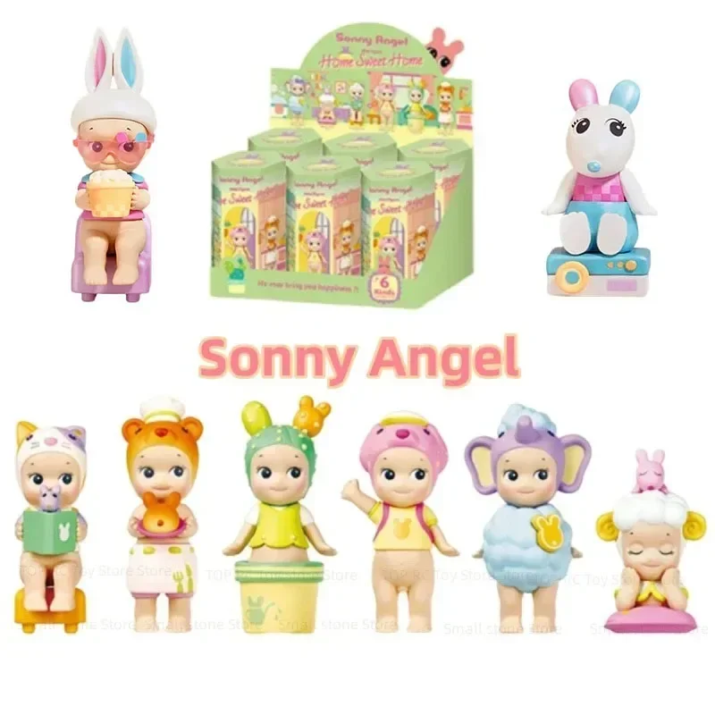 

Sonny Angel Home Sweet Home Series глухая коробка игрушки, милые фигурки героев аниме Kawaii загадочная коробка, модель, дизайнерская кукла