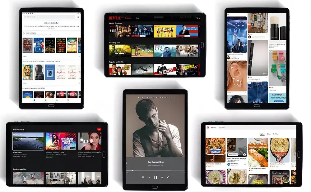 10.1'' Android 11 Tablet - 4GB/64GB, 8-Core, WiFi, Bluetooth, Type-C, 6000mAh Battery, Dual Camera, Hot Sales Laptop with Gift Case Description Image.This Product Can Be Found With The Tag Names Computer Office, Screen protector, Tablet Accessories Parts, Tablet Screen Protectors