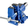 BestEquip 6" Heavy Duty Bench Vise, Double Swivel Rotating Vise Head/Body Rotates 360°,Pipe Vise Bench Vices 30Kn Clamping Force 1