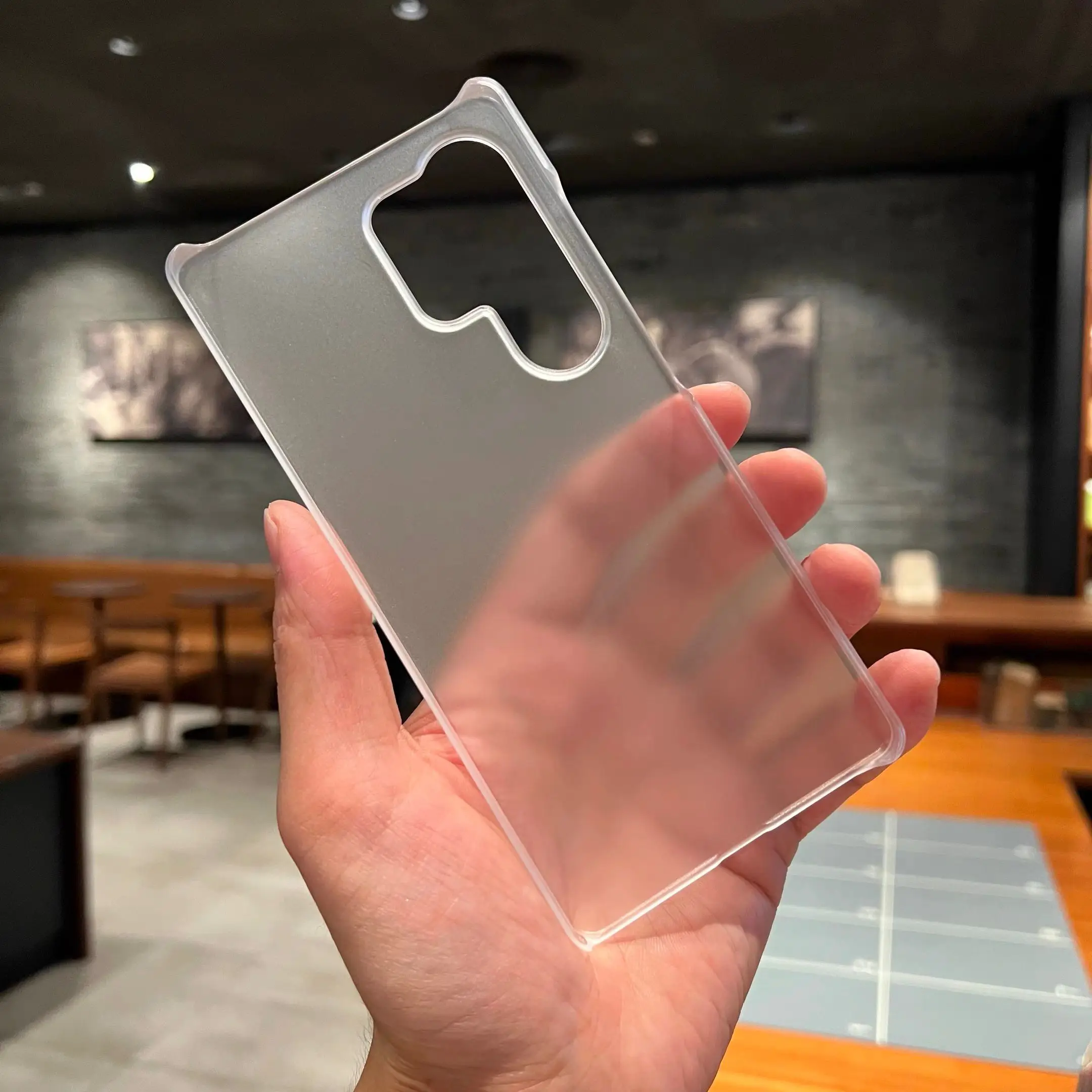 Ultra Thin Translucent Frameless Sandstone Hard Case - Matte PC Slim Cover
