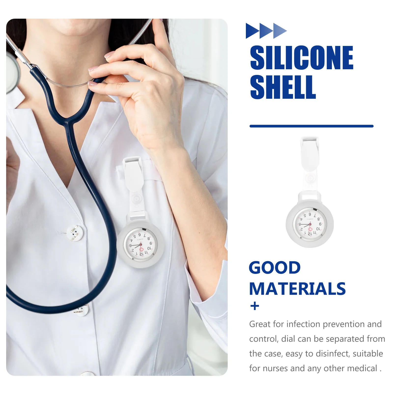 Orologi infermiera petto multifunzione Clip orologio professionale