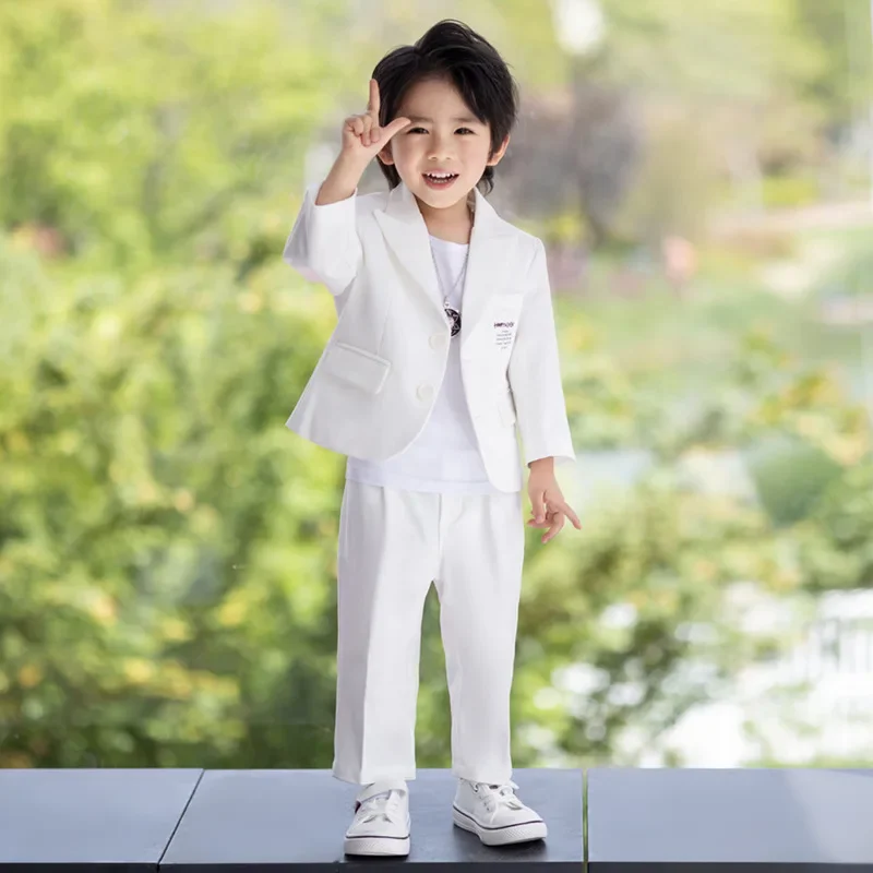 Clothes White Tuxedo For Baby Boy Cream Birthday Baby Boy Clothes