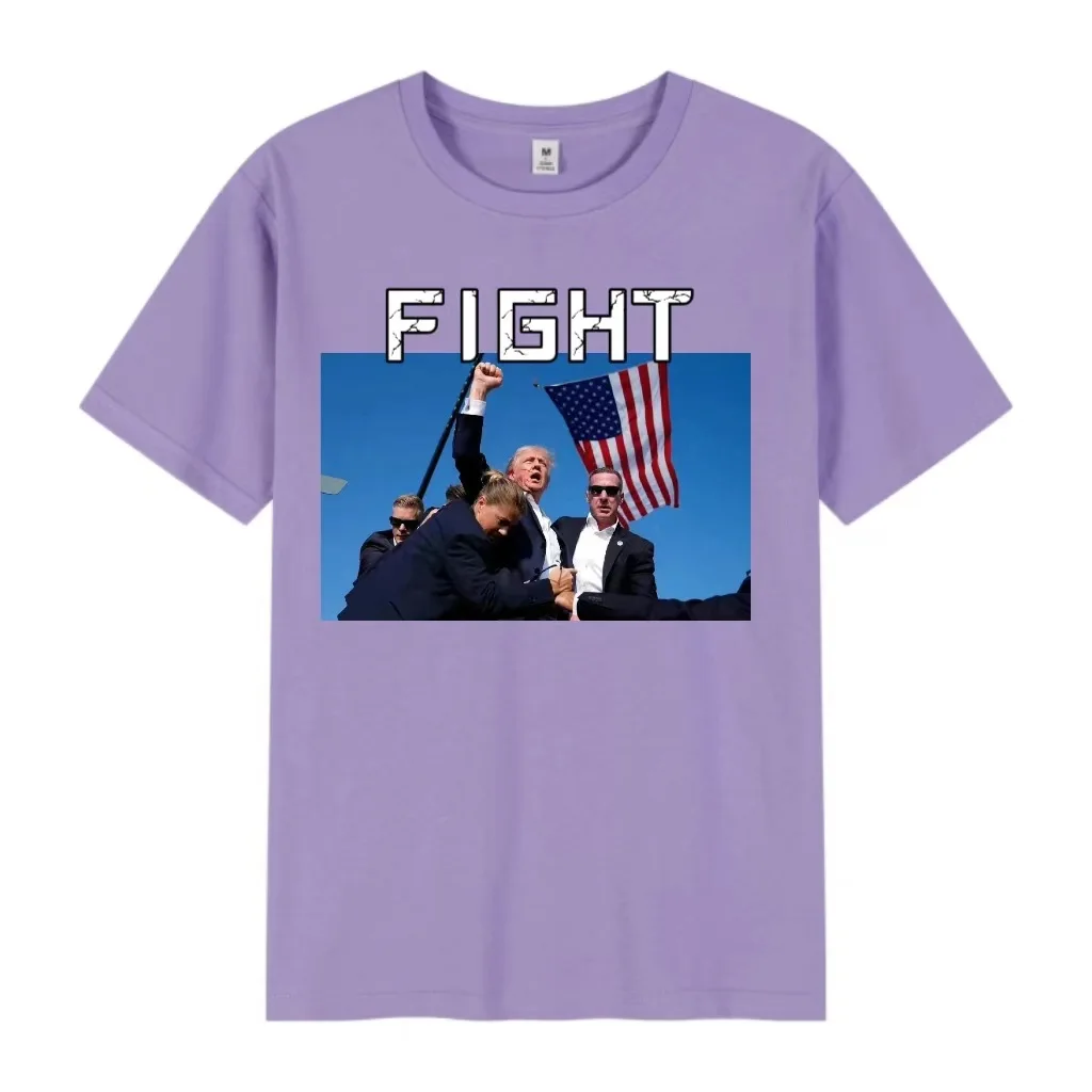 thumbnail image 1 of TRUMP - ¿QUIÉN ME DISPARÓ? CAMISETA BW Rally 2024 Intento de asesinato, 1 of 5