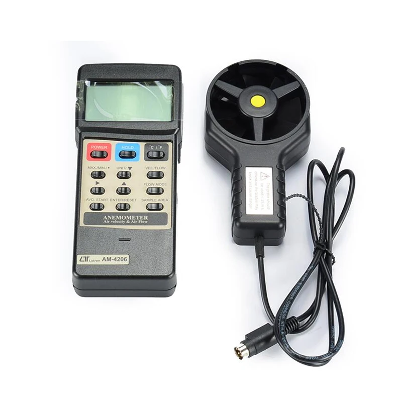 루트론 AM-4206 AM4206 열선풍속계(풍량 + 풍속, CMM, CFM)