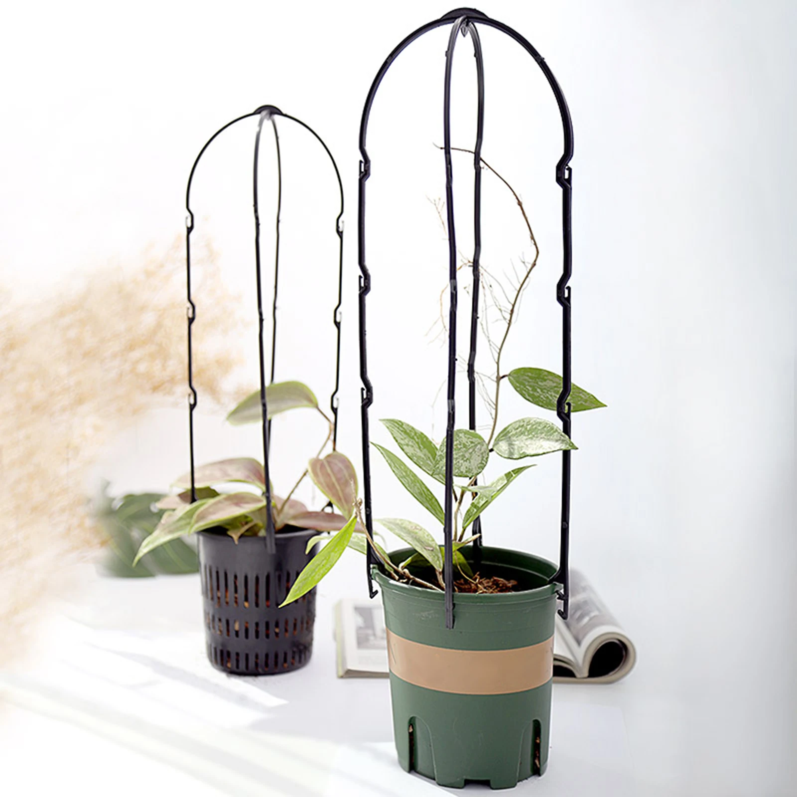 plant pot urn 12" Tall Cast Iron Fluted Urn, Flower Pot Planter, Garden Patio Yard A   The Old Grainery