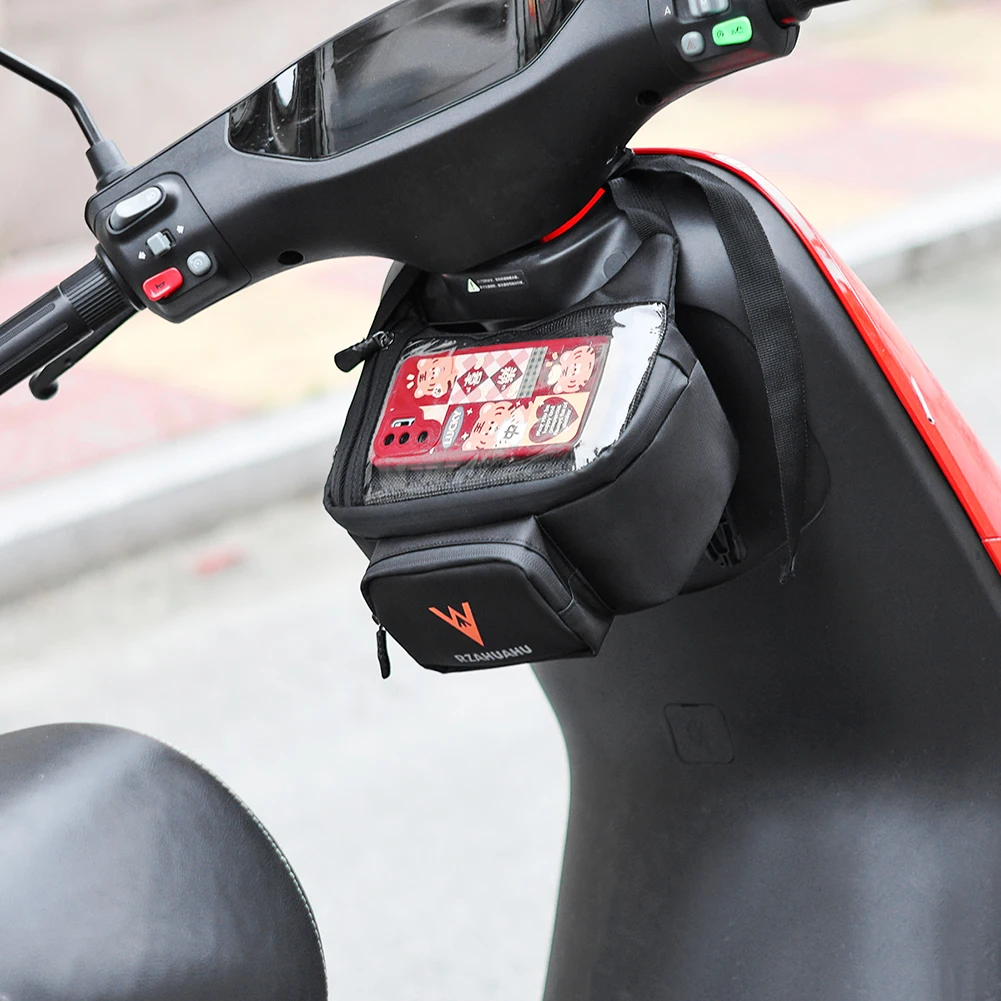 Waterproof Nylon Motorcycle Front Bag Touch Screen Multifunction