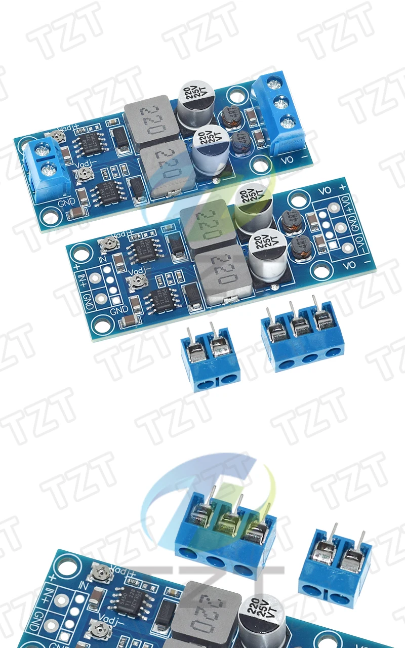 30W DC-DC Wandler Buck Positiv-Negativ-Stromversorgungsmodul 5V 6V 9V 12V 15V Einstellbarer Ausgangsspannungsregler für OP-Verstärker – Detail 3