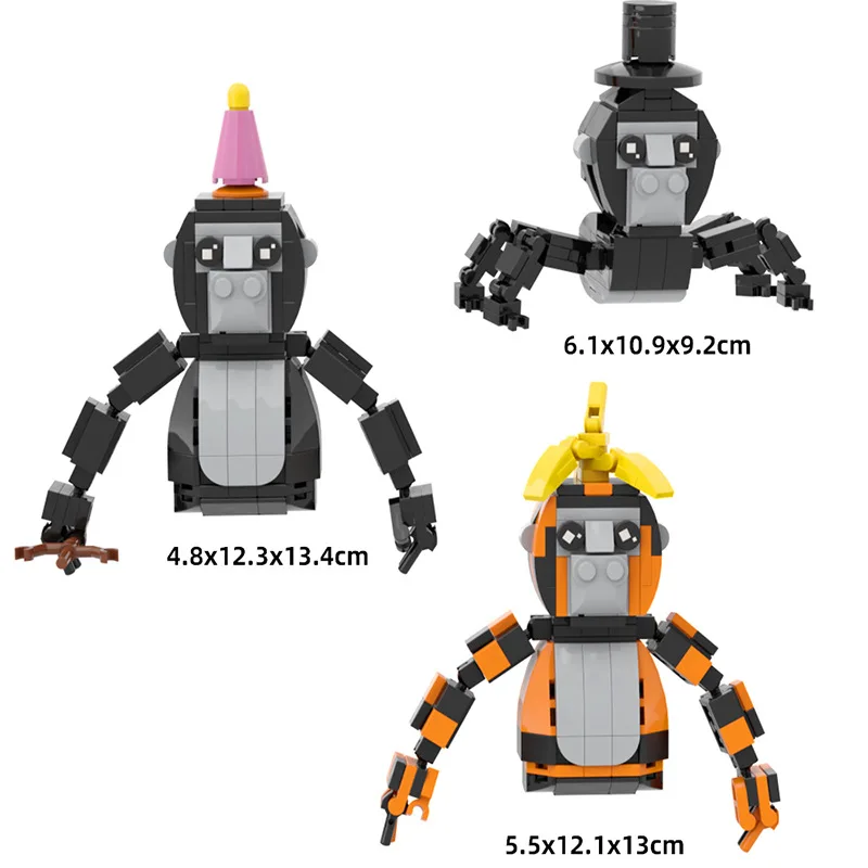 MOC Creative Gorilla Tag Monke Animal Building Blocks