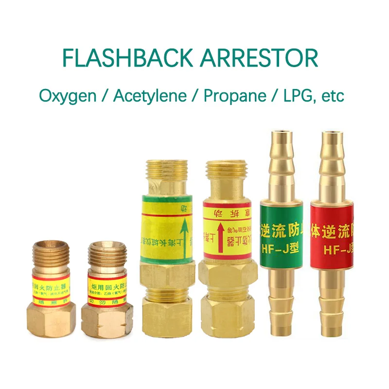 Oxygen Acetylene Flashback Arrestor 8mm Gas Hose Propane Backfire
