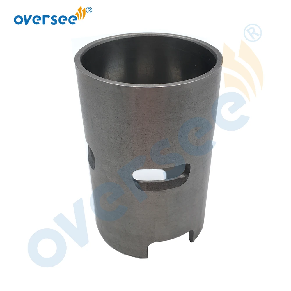 cylinder liner sleeve for yamaha parsun hidea seapro hdx outboard parts 2 stroke engine 15hp 85hp 200hp 677-10935 Cylinder Sleeve Liner STD For Yamaha 5HP 8HP 2T Outboard Motor Old Model 50MM 677-11312