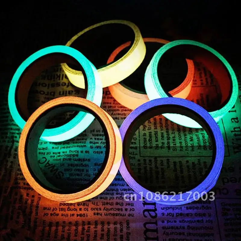 

Luminous Tape Self-adhesive Tape Night Vision Glow Safety Warning Security Stage Home Decoration Glow In The Dark 1PC HOT SALE