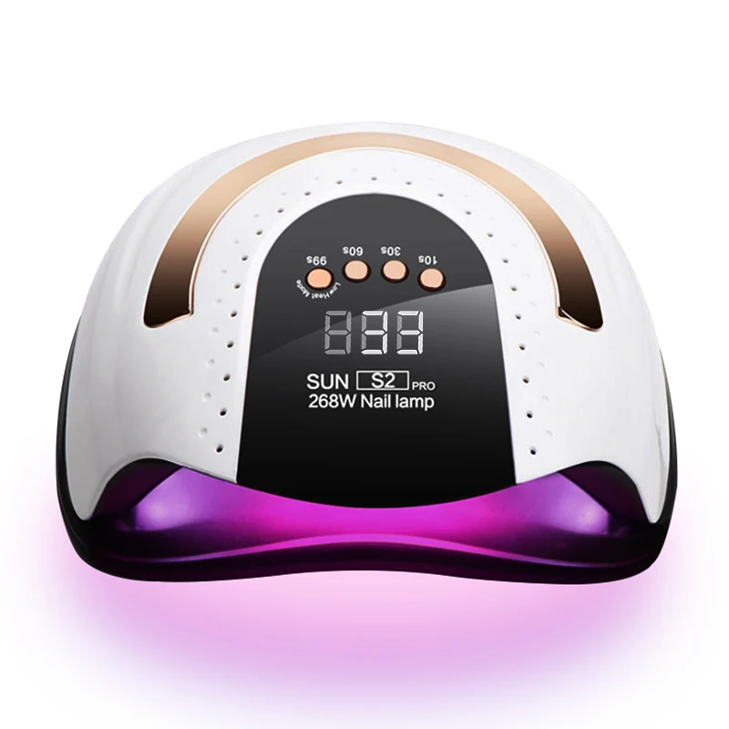 고출력 전문가용 네일 램프 UV LED 네일 드라이어 네일 젤 폴리쉬 경화 램프 (4가지 타이머 및 자동 센서 포함) 매니큐어 도구