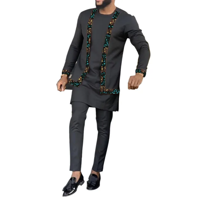 Ademola Long Sleeve Dashiki Outfit - Image 6