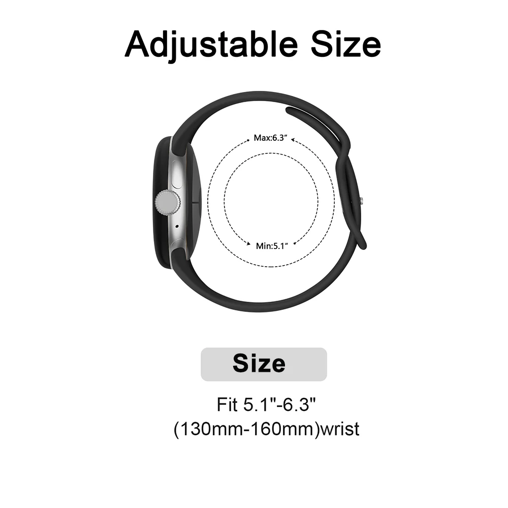 Breathable Soft Silicone Sport Wristband