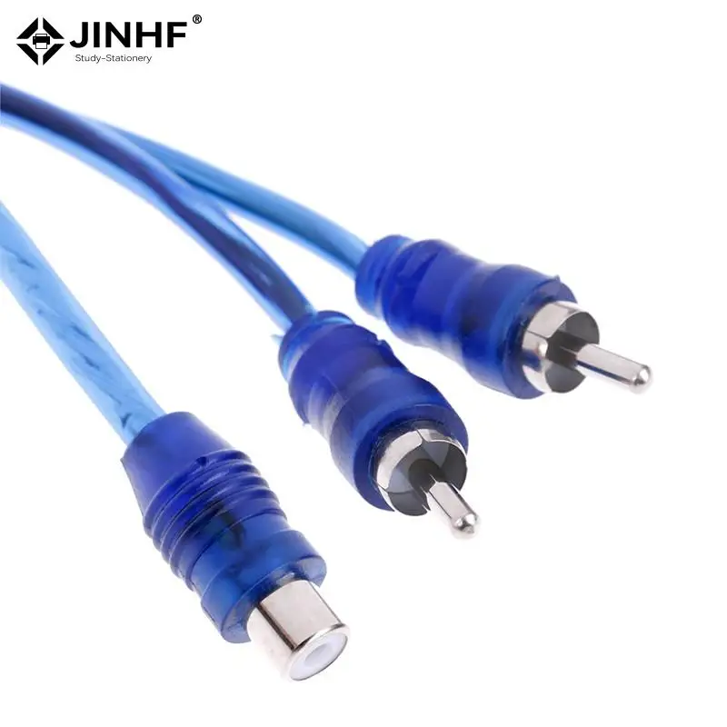RCA Female to Male Audio Splitter Cable for Subwoofers and Speakers