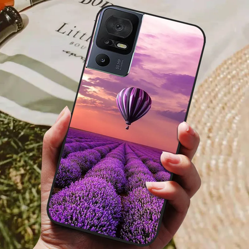 Soft Black Silicone TPU Phone Back Cover - 2023 Protective Bumper Shell