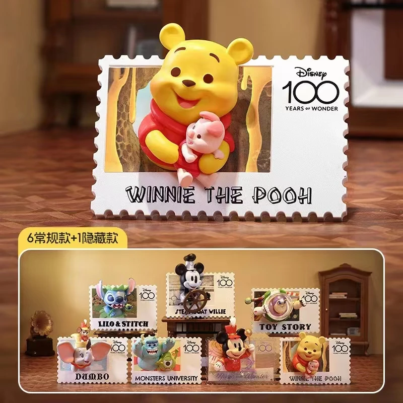 Arry'S 100Th Anniversary Stamp Blind Box Series Buzz Lightyear Topolino Moving Creative Fridge Magnet Tide Birthday Gift