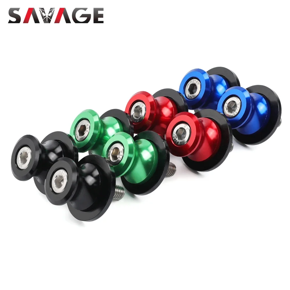 Swingarm Spools Slider for SUZUKI GSXR 125/150/600/750/1000 GSX-S 950 V-Strom 650/1050 GSXR150 GSXR125 Motorcycle Stand Screw M8,motorcycle stand,motorcycle swingarm spools