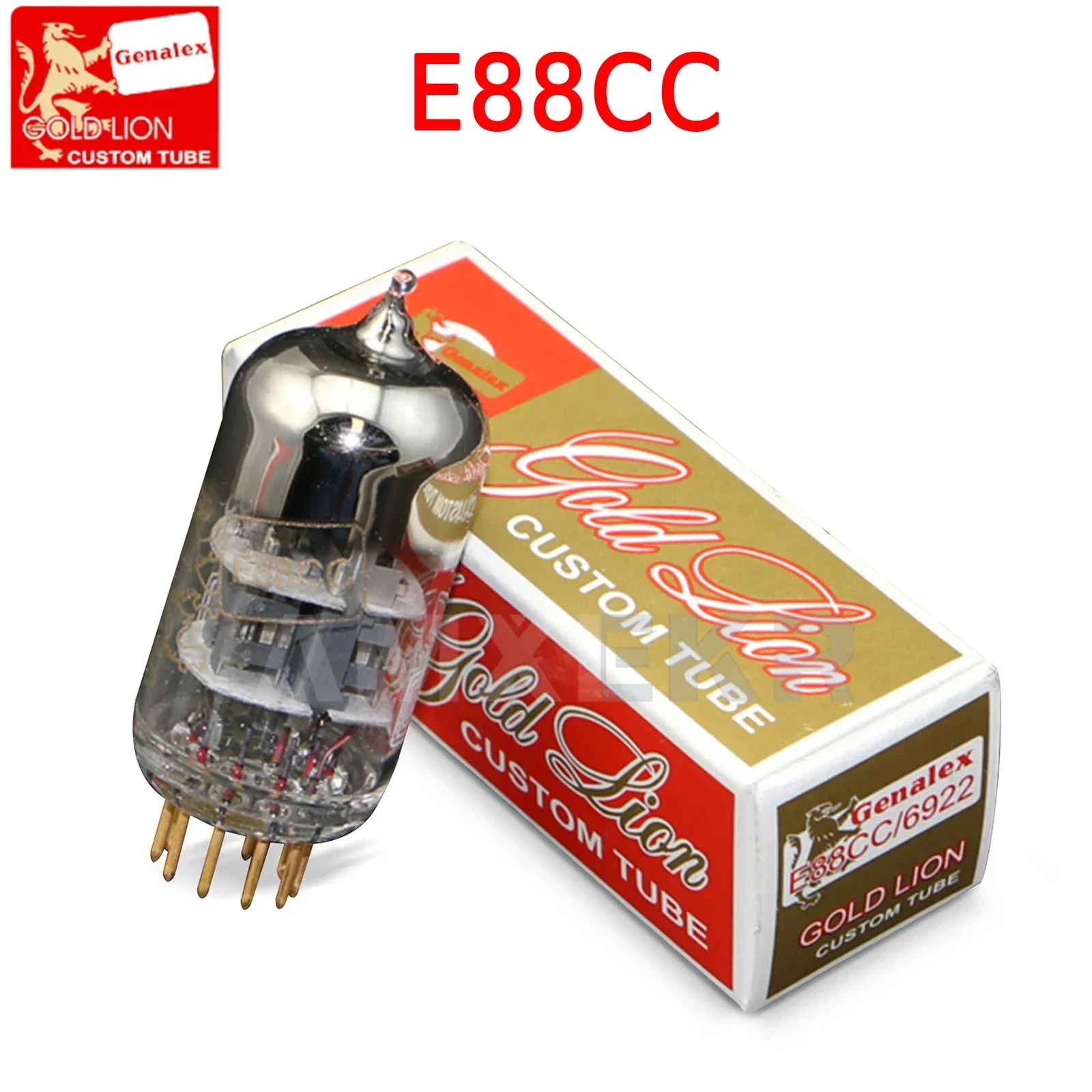 

GOLD LION E88CC Electronic Tube Replacement E88CC/6922/6DJ8 Vacuum Tube Original Factory Precision Matching for Amplifier