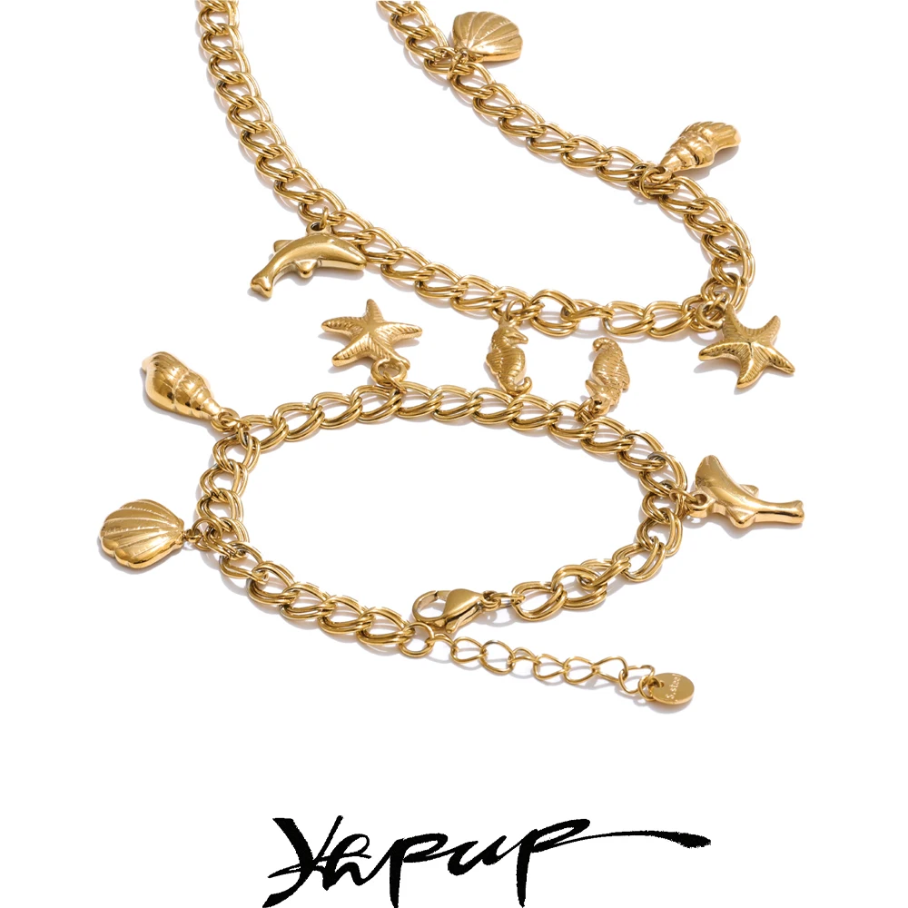 Yhpup Stainless Steel Daily Jewelry
