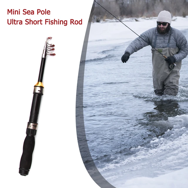 FRP Telescopic Fishing Rod Equipment Tools 1m-2.3m Telescopic Spinning Rod  Portable Lightweight Ultra Short Hard Accessories - AliExpress