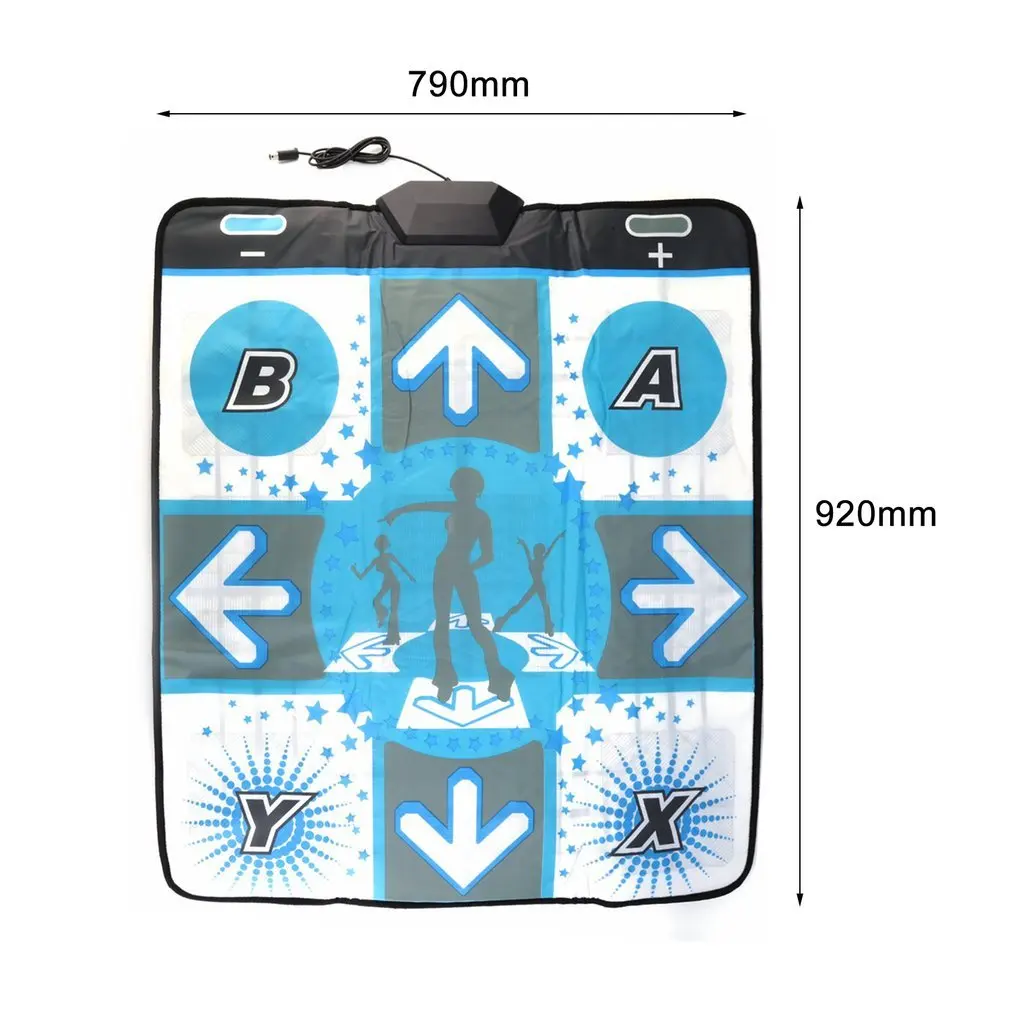 Newest Anti Slip Dance Revolution Dancing Pad Mat Dancing Step for Nintend for WII PC TV Party Game Accessories with USB
